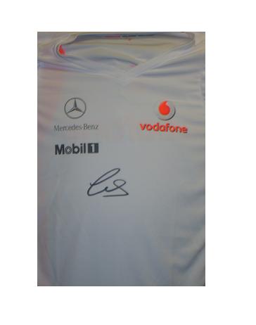 Lewis Hamilton signed shirt