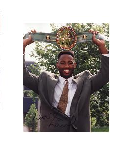 Lennox Lewis signed photo 1