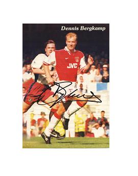 Dennis Bergkamp signed picture