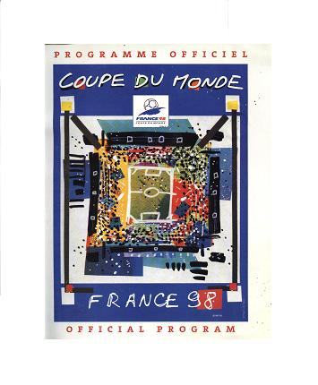 World Cup 1998 programme