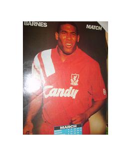 John Barnes signed Liverpool image