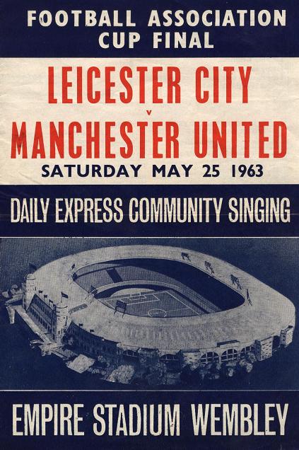 FA Cup final 1963 community singing sheet