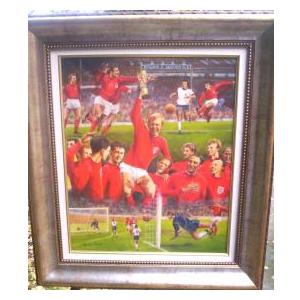 Original 1966 World Cup Oil Painting.