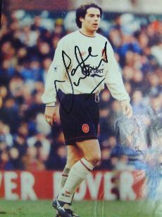 Jamie Redknapp signed magazine picture