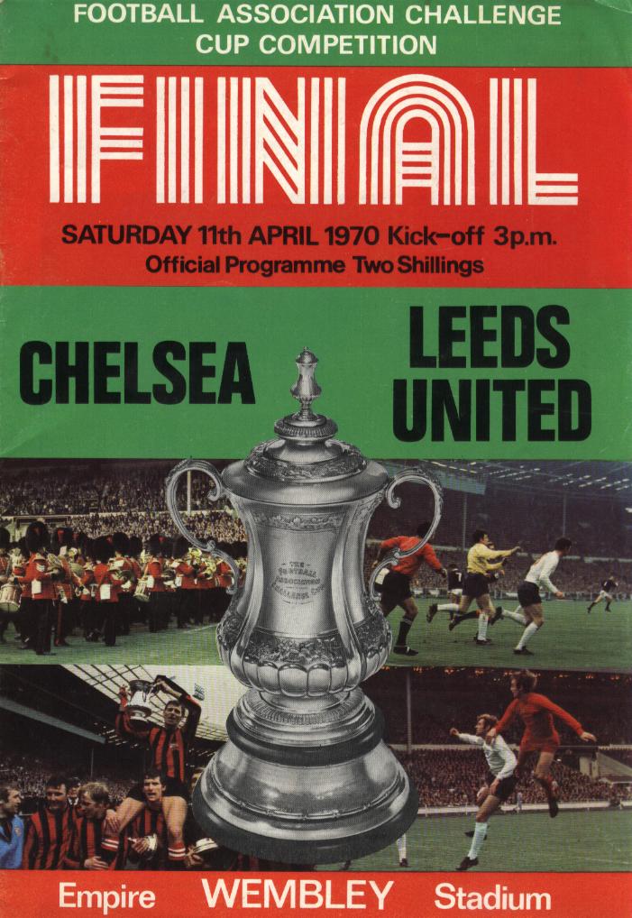 Chelsea vs Leeds Utd  1970 FA Cup final programme