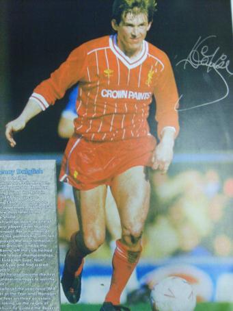 Liverpool legend Kenny Dalglish signed magazine picture