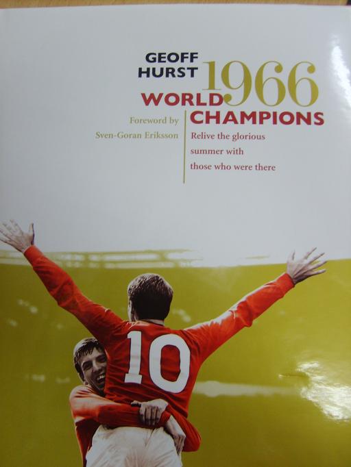 Geoff Hurst book signed 