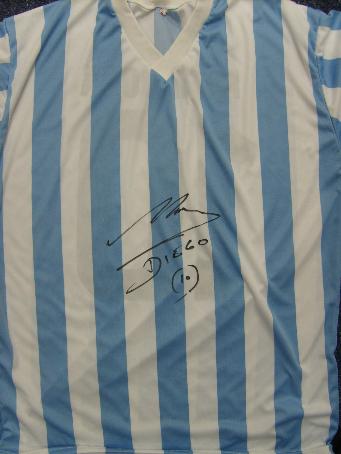 Maradonna signed Argentina shirt