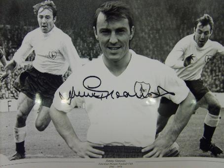 Jimmy Greaves black & white montage signed