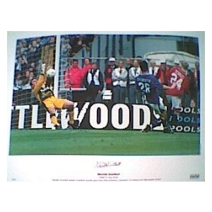 Neville Southall Signed A2 Photo 2