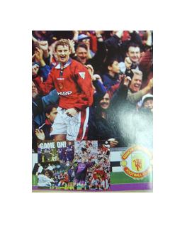Manchester United star Ole Gunnar Solskaer signed magazine picture