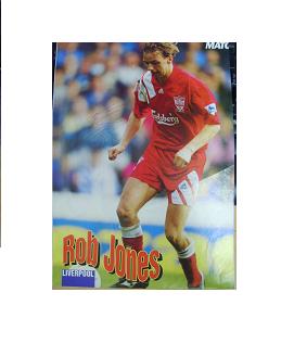 Liverpool star Rob Jones signed magazine picture