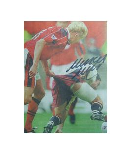 Michael Hughes West Ham signed 8 x 6  magazine picture