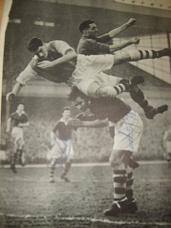 Arsenal v Cardiff from the 50's signed by Stitfall and Howells