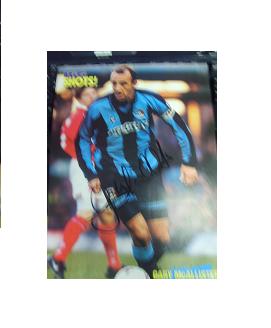 Gary McAllister in Coventry clours signed magazine picture