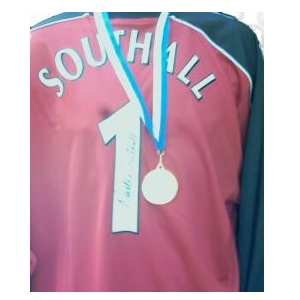 Neville Southall Sky The Match worn shirt & medal