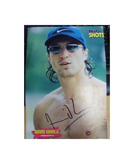 David Ginola Newcastle signed magazine picture