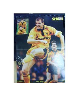 Steve Bull Wolves star signed magazine picture