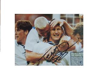 Teddy Sherringham signed magazine picture