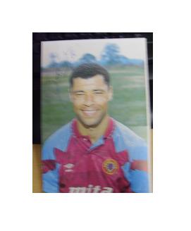 Aston Villa Paul McGrath signed magazine picture