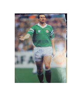 Liam Brady Eire  signed magazine picture