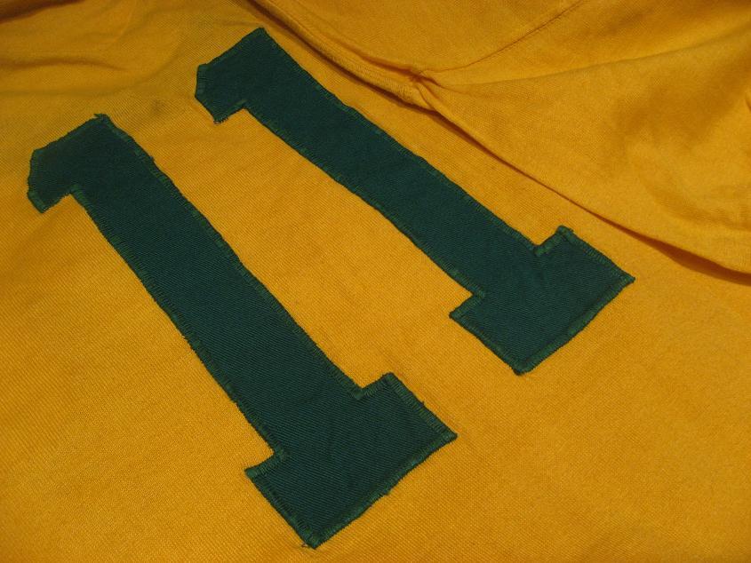 Rivelino match worn Brazil shirt from 1970 World Cup Finals.