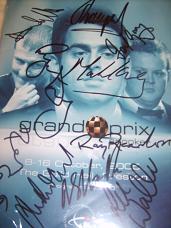 Multi signed Grand Prix snooker prog approx 37 sigs