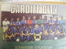 Cardiff City Team photo multi signed