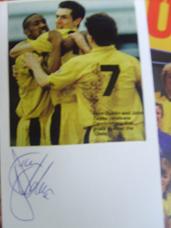 Dion Dublin signed post card picture