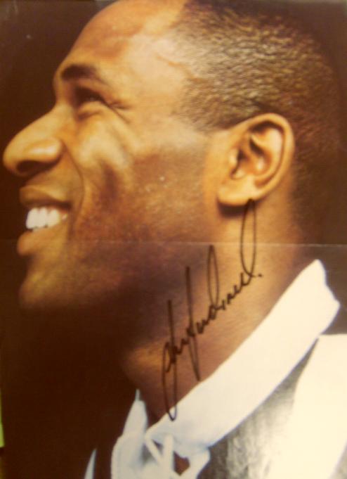 Les Ferdinand  Newcastle signed magizine picture