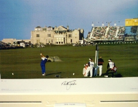 Nick Faldo Signed Ltd Edition Picture