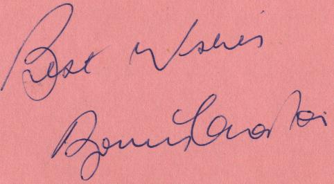 Bobby Charlton signature on plain paper