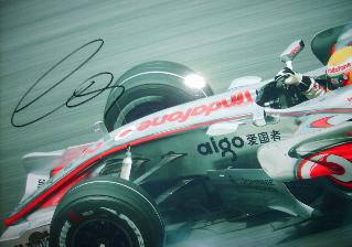 Lewis Hamilton signed photo