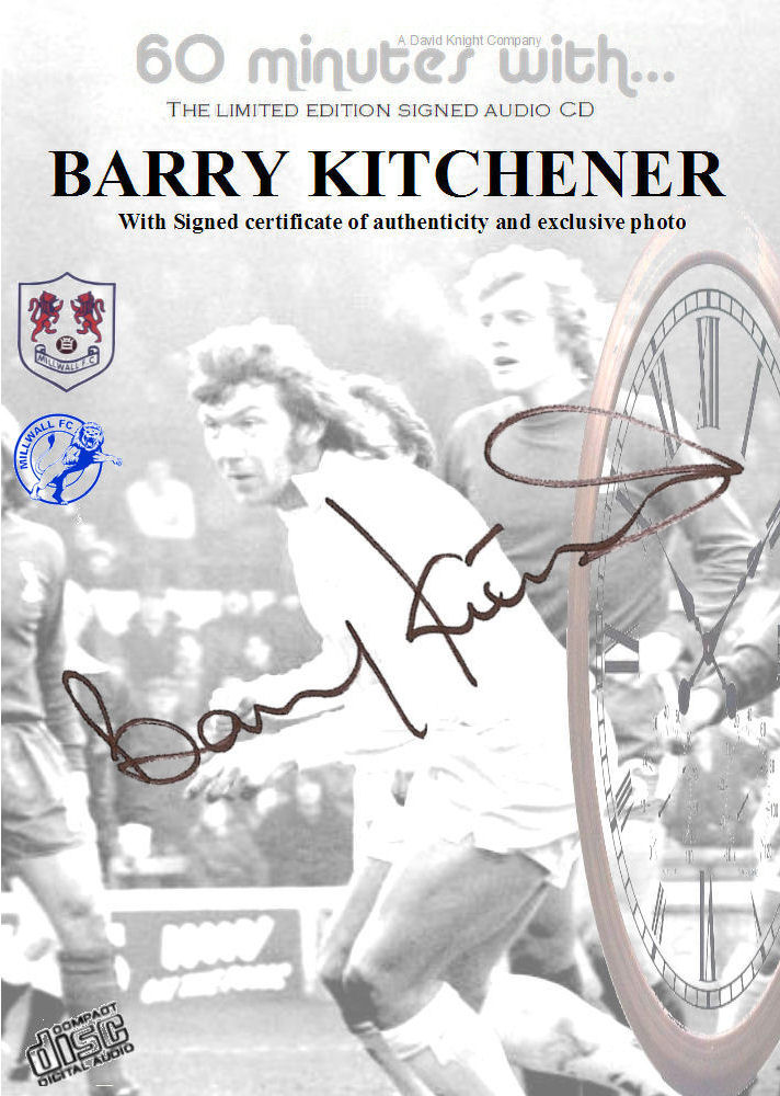 Barry Kitchener signed audio cd