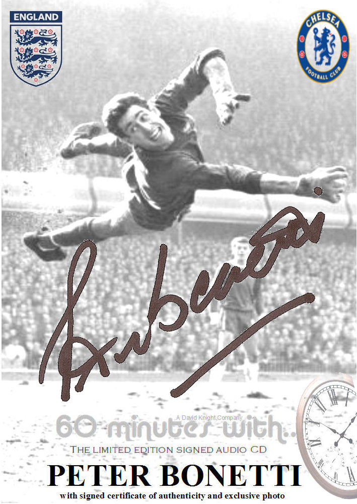 Peter Bonetti signed audio cd