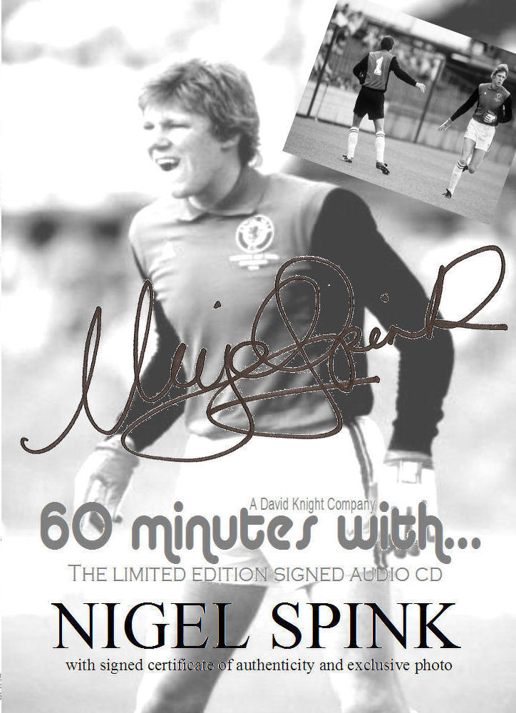 Nigel Spink  signed audio cd