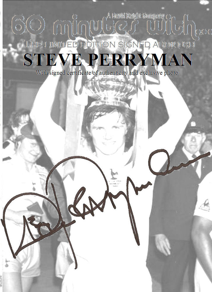 Steve Perryman signed audio cd