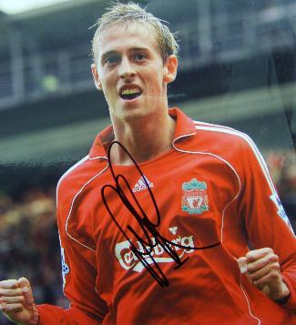 Peter Crouch Liverpool star signed photo save 50