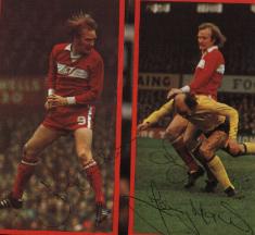 Arsenal star Terry Mancini plus Boro player signature