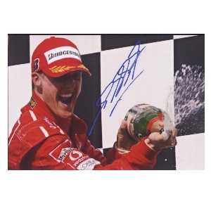 Michael Schumacher Signed Photo 