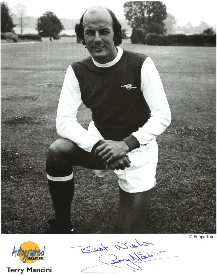 Terry Mancini signed Arsenal image