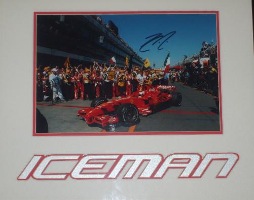 Kimi Rikknen signed photo