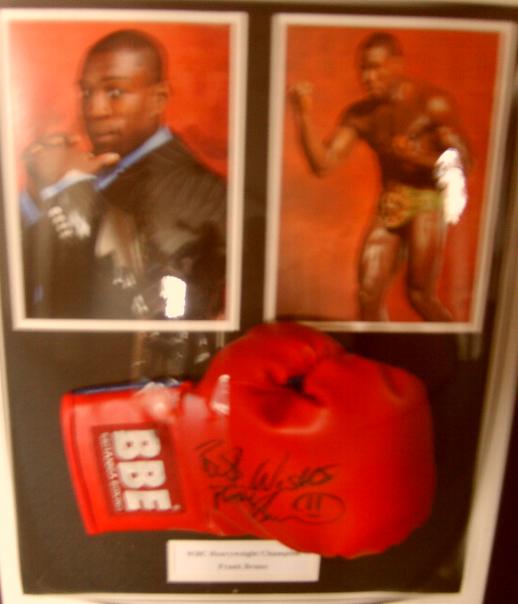 Frank Bruno display