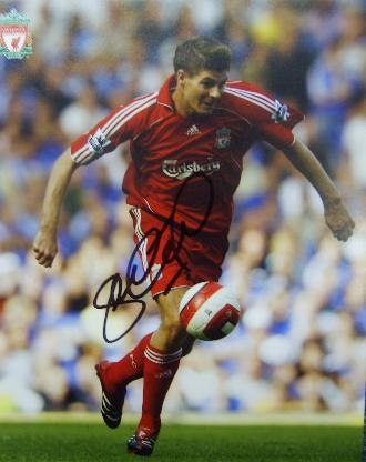 Steve Gerrard in action for Liverpool