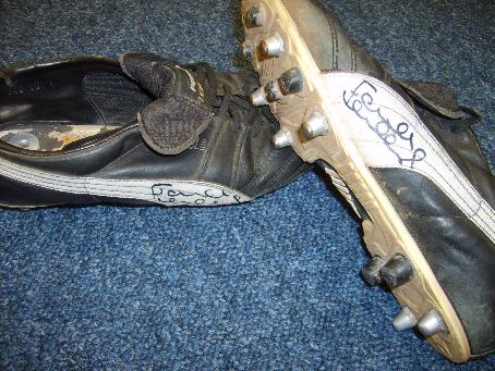 Frank lampard worn and signed boots