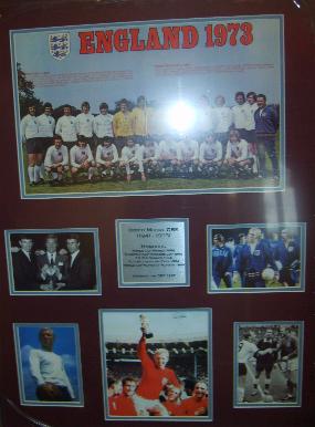 Bobby Moore OBE collage framed