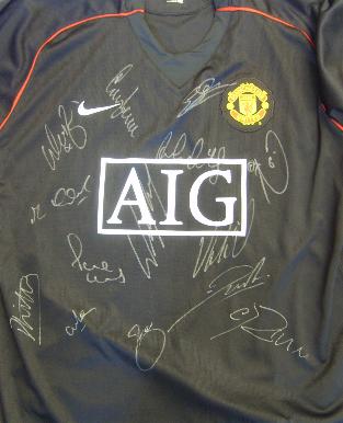 !! Manchester United black away shirt