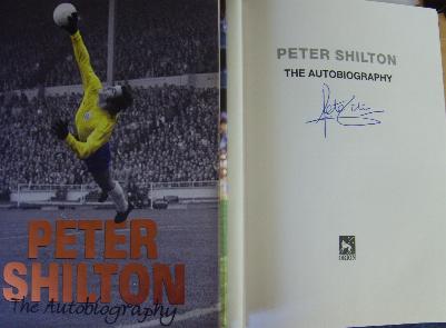Peter Shilton signed biography