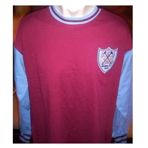 Replica West Ham shirt from the 1964 FA Cup Final.