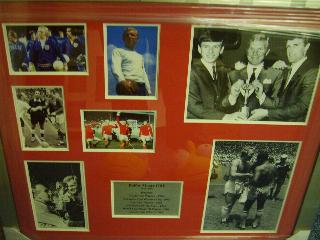 Bobby Moore signed England Montage